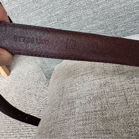 Vintage Fossil Brown Leather Belt With Ornate Buckle - Picture 3 of 9